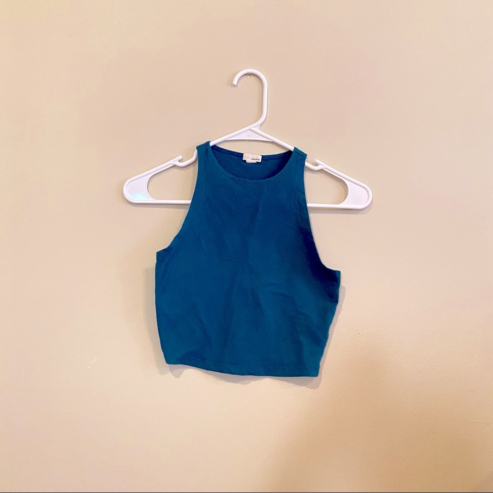 Garage Basic Cropped Tank - Picture 1 of 6